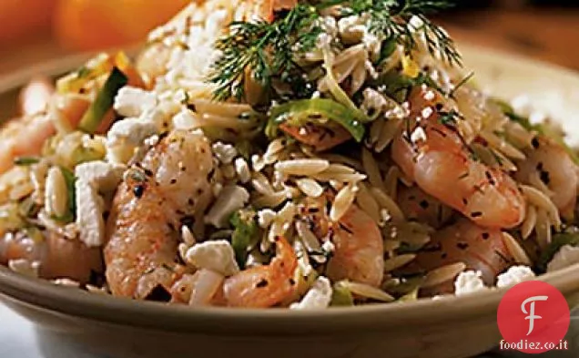 Gamberetti e erbe fresche Orzo
