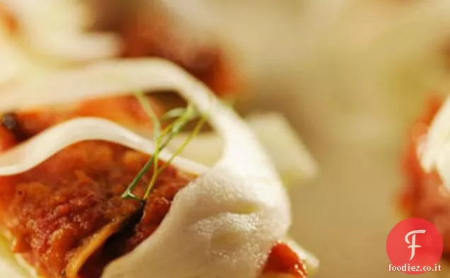 Marmellata di pomodoro e Finocchio in camicia all'olio