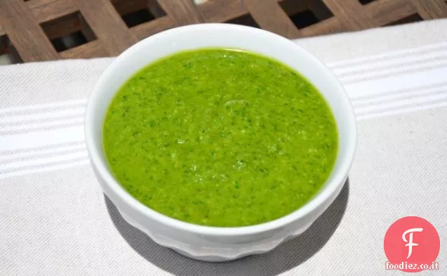 Pesto di basilico e prezzemolo