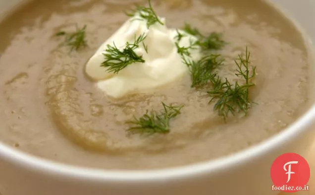 Zuppa di pere al finocchio