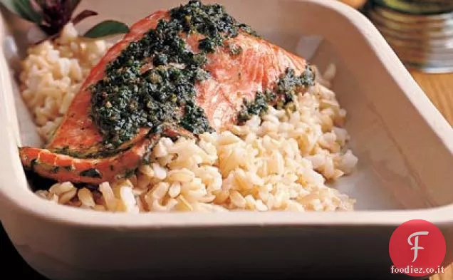 Salmone al Pesto facile