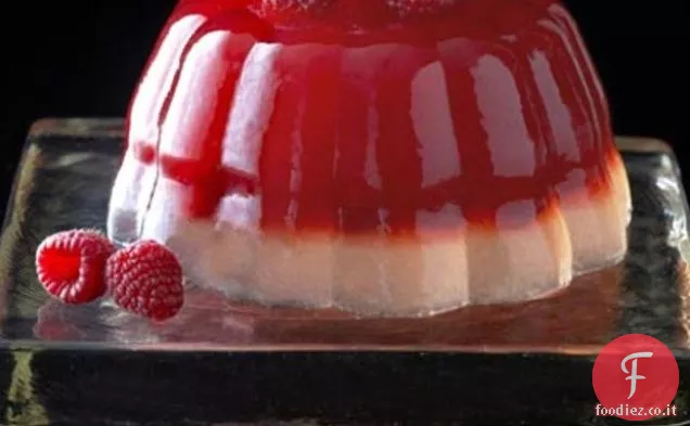 Gelatina di lampone e menta
