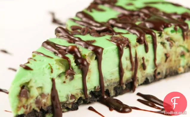 Cheesecake al cioccolato alla menta