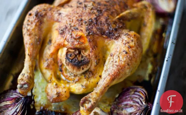Pollo arrosto con Limone e Origano