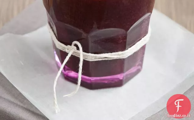 Frullato di mirtilli e basilico
