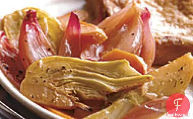 Finocchio brasato in agrodolce
