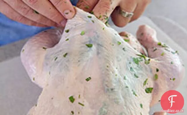 Pollo arrosto alle erbe