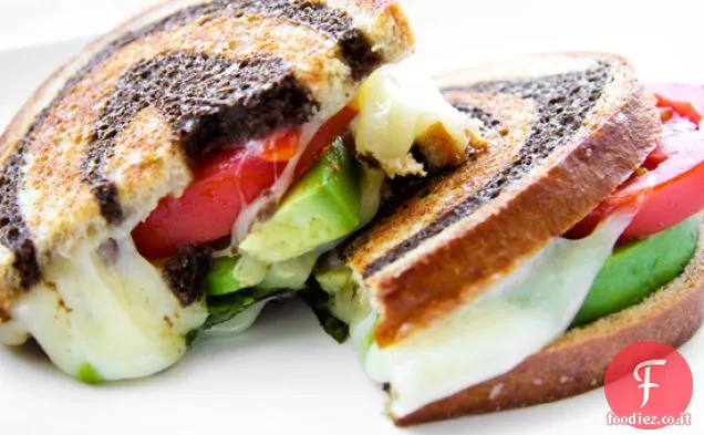 Alla griglia Provolone & Veggie Basilico Panino