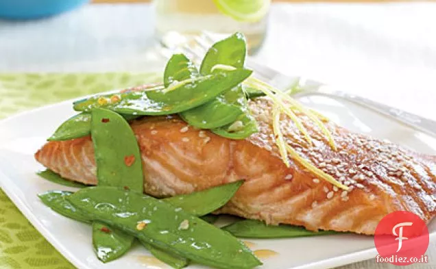 Salmone con glassa Hoisin