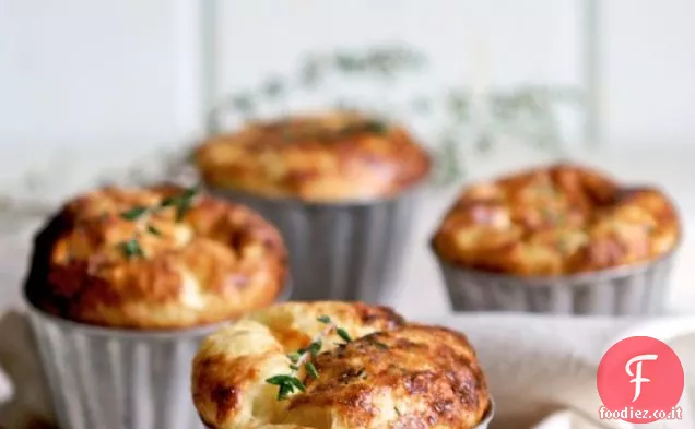 Ricetta di Popovers alle erbe di parmigiano