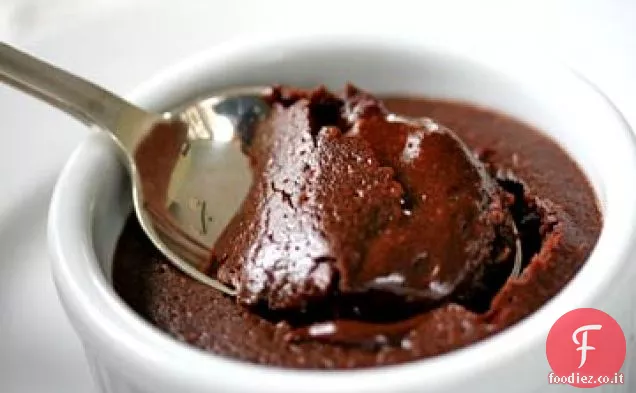 Torte di budino al cioccolato alla menta