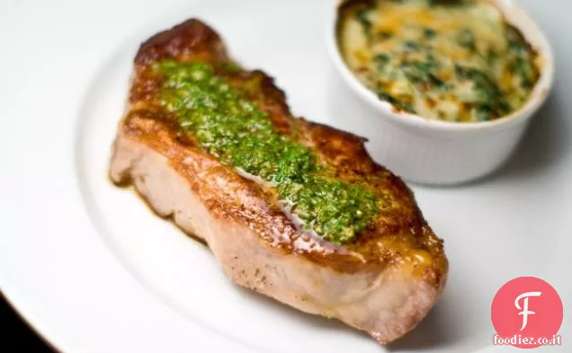 Bistecca con Salsa Chimichurri alla Menta