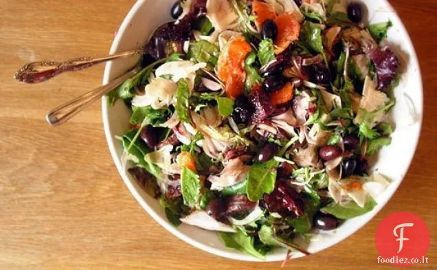 Insalata di arance, olive e finocchi