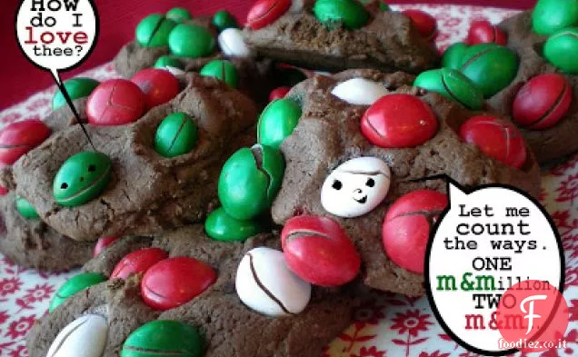 Mint M & m Biscotti al cioccolato ornati