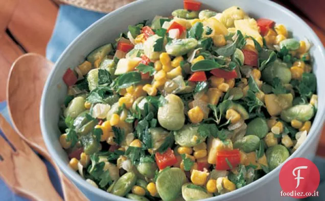 Succotash estivo con Maggiorana