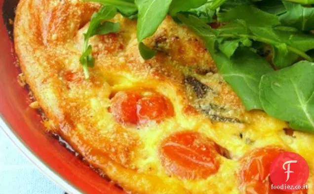 Pomodorini e Basilico Clafoutis