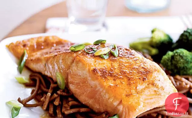 Salmone con salsa dolce Cile