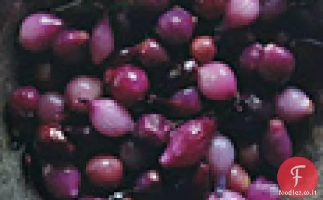 Cipolline glassate e uva