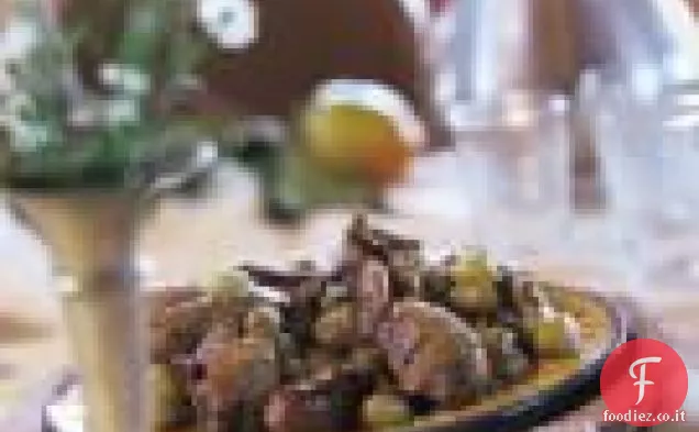 Quaglia con Uva e salsiccia
