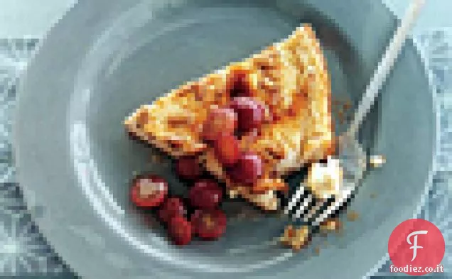 Budino di Ricotta Dolce con Uva Tostata