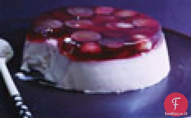 Panna Cotta allo Yogurt e Zucchero di Canna con Gelée d'uva
