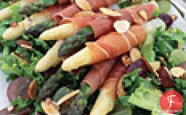 Asparagi avvolti nel Prosciutto Serrano