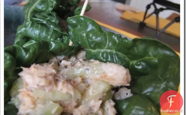 Bietola svizzera + cetriolo salmone Wrap
