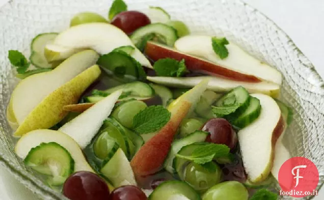 Insalata di pere e uva