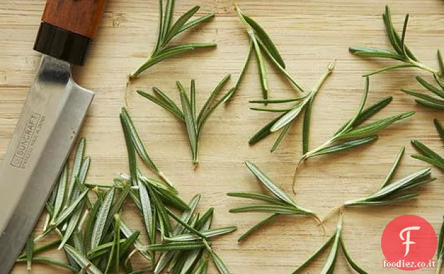 Taleggio all'Uva di Rosmarino su Focaccia