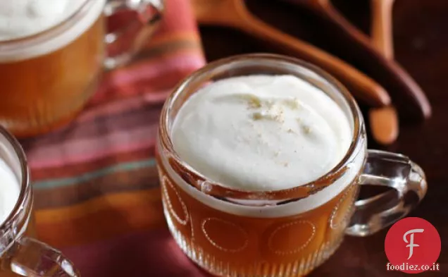 Gelatine di mele speziate con mousse allo yogurt