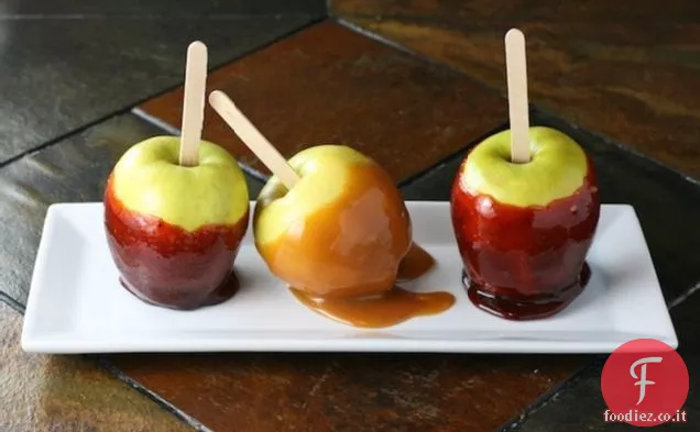 Mele intinte al caramello e sidro