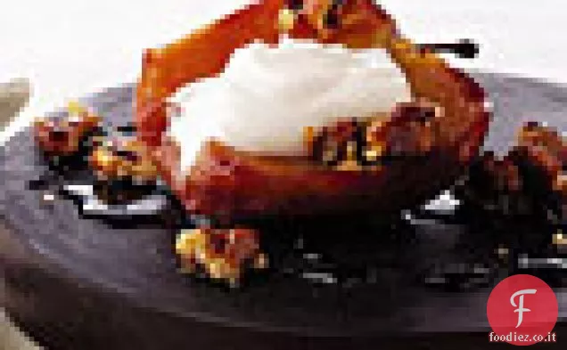 Mele al forno con noci candite