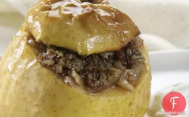 Mela al forno speziata con noci