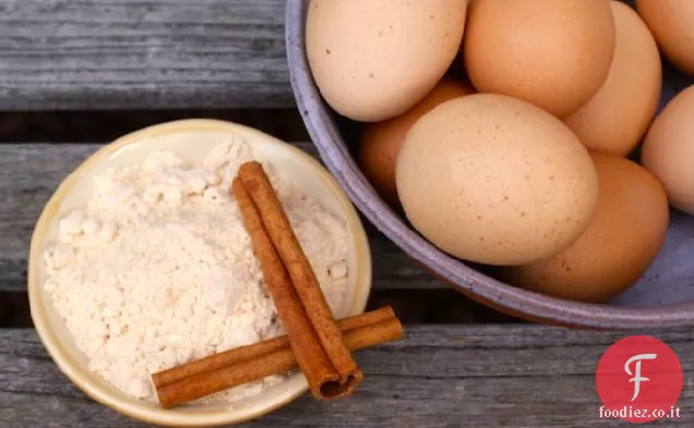 Pancake alla cannella di mele senza cereali