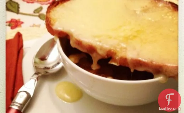 Sidro di mele Zuppa di cipolle francese