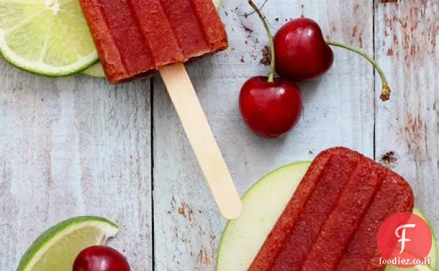Ciliegia Mela Whiskey Sour Poptails