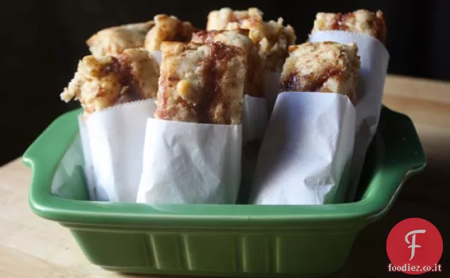 Barrette di pancake Streusel di mele al forno