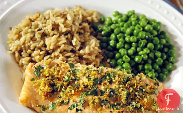 Salmone Arrosto con Agrumi ed erbe aromatiche