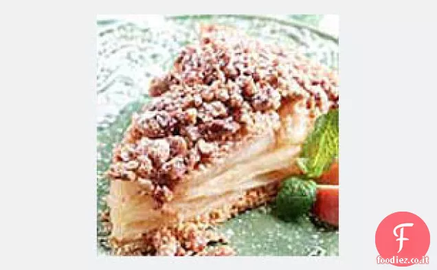 Torta di crumble di mele facile