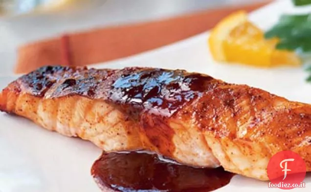 Salmone arrostito agli agrumi