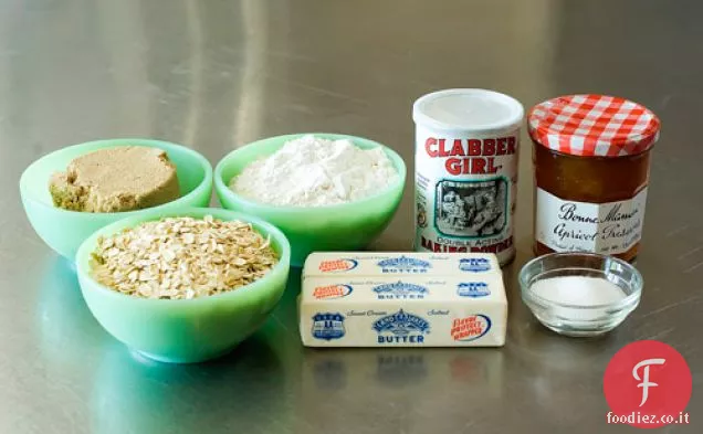 Barrette di albicocche
