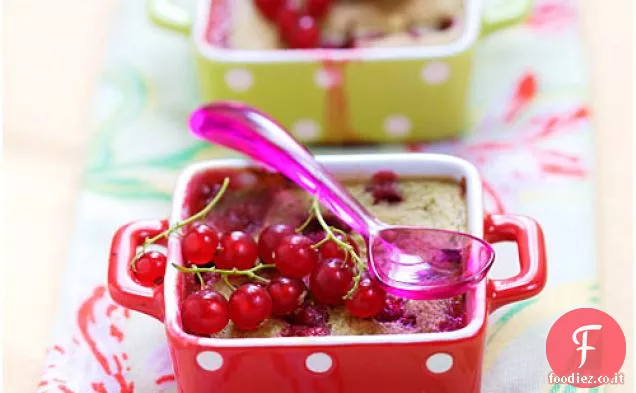 Ribes rosso e albicocca Clafoutis