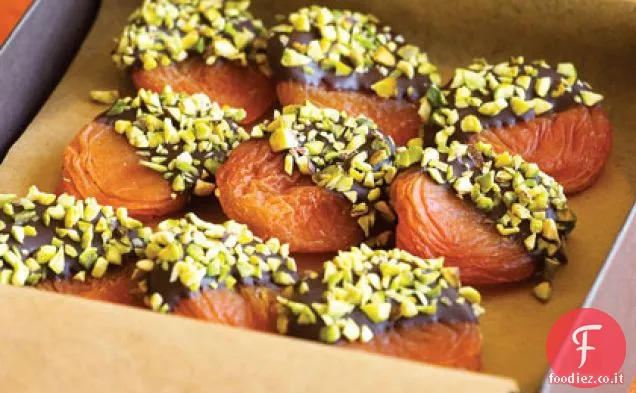 Albicocche al cioccolato e Pistacchio