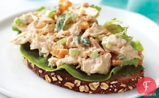 Insalata di pollo albicocca-basilico