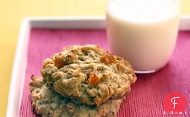 Biscotti di farina d'avena-albicocca