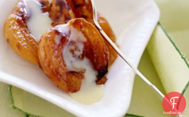 Albicocche arrosto con Dulce De Leche