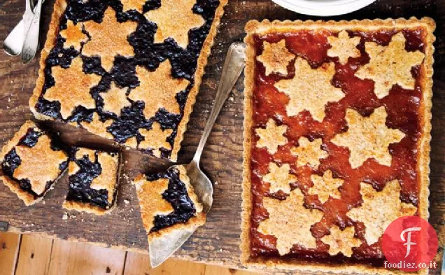 Sugarplum-arancia e albicocca-Crostate di marmellata Earl Grey