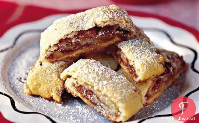 Pasticcini di crema di formaggio all'albicocca