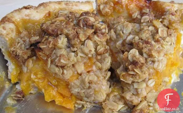 Crumble di albicocca al miele