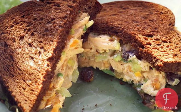 Panini con insalata di tacchino alle albicocche